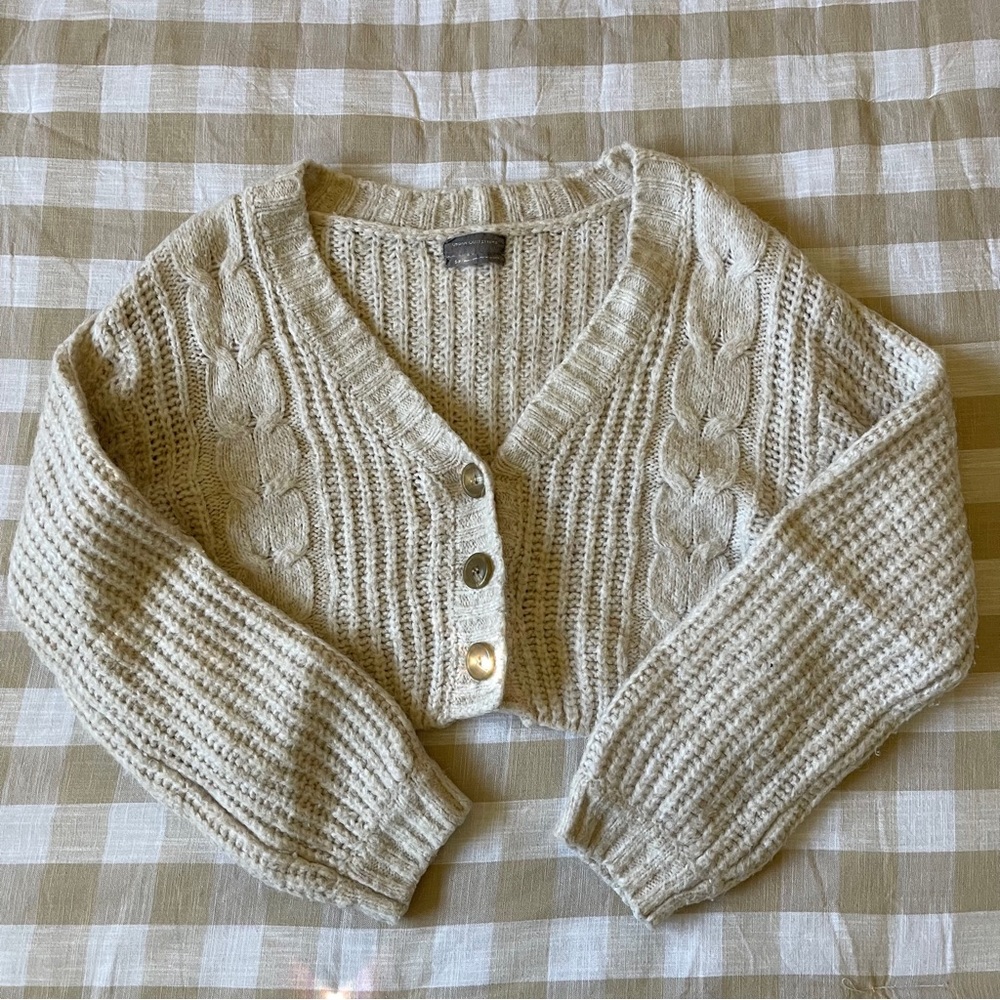 knit cardigan